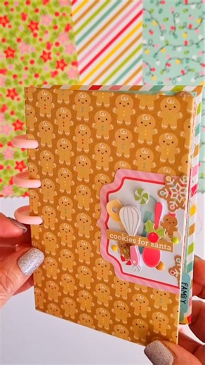 Niella ✂️ Papercraft Artist on Instagram: "Merry + Bright 6x4" mini album! ✨️🩷❤️ Such a pleasure to show you! I've fallen in love creating albums! Especially with super darling collections! 🎄🤶🏽🎀 Gingerbread Kisses collection: @doodlebugdesign Power Disc Punch: @wer_makers My mini albums take days to procure, sometimes I'll start and leave and work on something else but always come back to them. 😘🌟 Don't we all 😂 #doodlebugdesign #wermakers #discbound #minialbum #christmas2025 #makersgonn