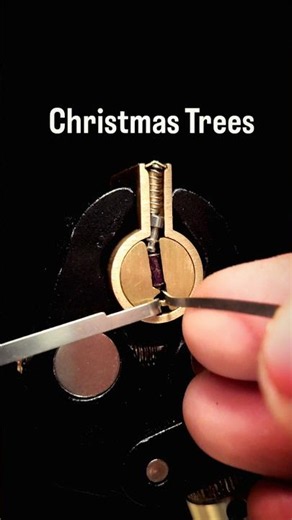 A close look at how some anti-pick security pins behave in locks, part 1.