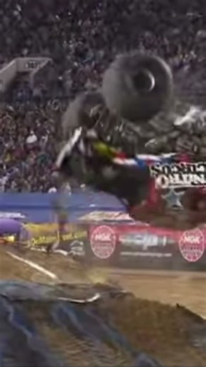 first monster truck backflip #automobile #monstertruck #like #subscribe #fyp #shorts #trending