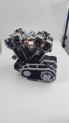 MOC Harley Motorcycle Engine! #enginediyshop #engine #moc #lego #harley #motorcycle #fyp