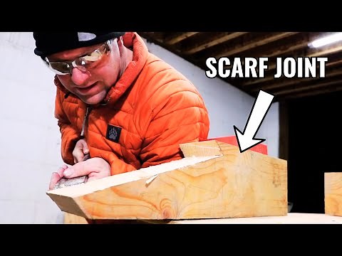 Making An Amazing Timber Frame Joint (SCARF JOINT)