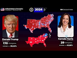 United States Presidential Elections in the South (1928-2024)