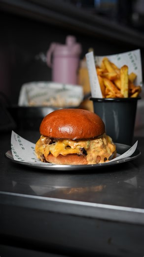 4.6K views · 340 reactions | BROWN BUTTER BURGER 杻 2x Smashed Grass Fed Beef Patty, Onions, Brown Butter, Burger Shop Sauce, Cheddar, American Cheese, House Pickles, Brioche Bun This bad boy is available as part of our lunchtime deal where this + a side of skin on fries are only £8 勞 Burger Shop Hereford Burger Shop Worcester | Burger Shop | Facebook