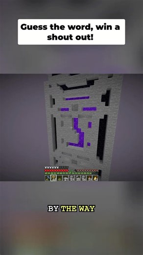 Minecraft Galactic Code Challenge Guess the Word & Enter the Nether!