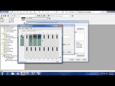 Rslogix 5000 comunicate with Softlogix by Ethernet Module