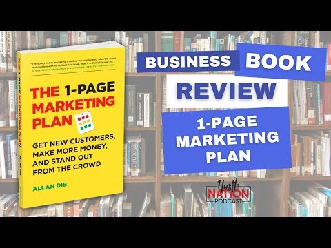 The 1-Page Marketing Plan By Alan Dib - Is It Worth It? - Business Book Review
