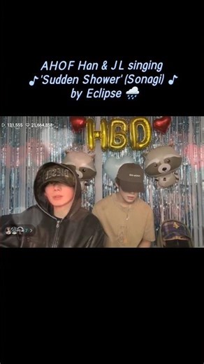 Haneulz singing 'Sudden Shower' 🌧️🎶 #ahof #아홉 #jl #제이엘 #han #박한 #suddenshower #haneulz #kpop #shorts