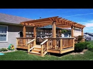 How To Build A Floating Deck With Pergola