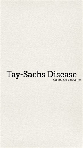 Doc_Simplifies on Instagram: "Tay-Sachs Disease is a rare genetic neurological disorder caused by HEXA enzyme deficiency, leading to GM2 ganglioside accumulation in nerve cells. It is an autosomal recessive disorder that can appear as infantile, juvenile, or late-onset forms, marked by muscle weakness, motor skill loss, hyperacusis, cherry-red spot, blindness, and seizures. Diagnosis is made through genetic testing, enzyme tests, and prenatal testing, . . . Tay-Sachs Disease | Rare genetic neuro