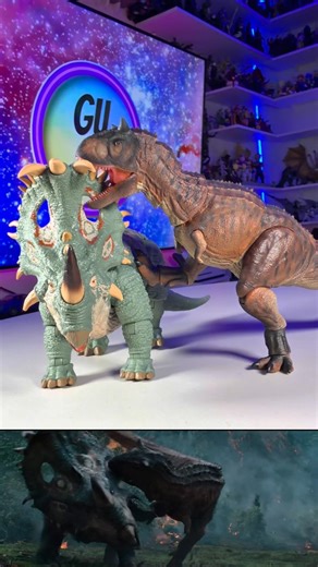 CARNOTAURUS NANMU VS SINOCERATOPS HAMMOND +T-REX #tomasepicas #guhoverso #nanmustudio #jurassicworld