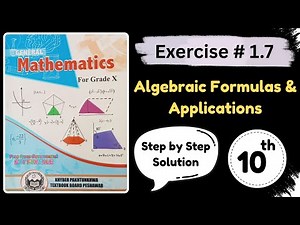 Class 10 General Math Exercise 1.7 | Exercise 1.7 General Math | Class 10th General Math KPK