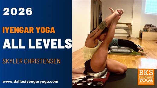 All Levels with Skyler | 2026 Iyengar Yoga Classes