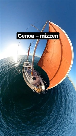Fisher 30 | Testing genoa mizzen setup on a light wind day | Boat project