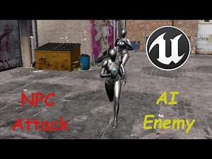 UE5 AI Enemy with Attack Animations - Unreal Engine Game