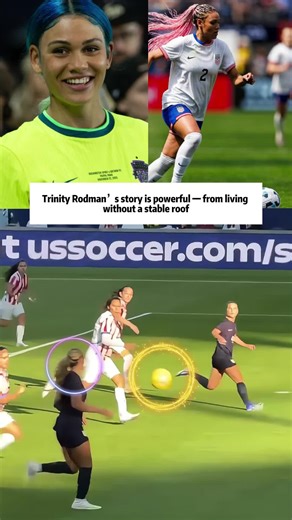 Trinity Rodman’s story is powerful — from living without a stable roof over her head to becoming the highest-paid female soccer player in the world. #nwslsoccer #trinityrodman #washingtonspirit #womenssports #jessberman