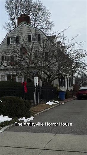 The Amityville Horror House: Located in Amityville, NY, is famous for the 1974 DeFeo family unaliving and subsequent claims of paranormal activity by the Lutz family, inspiring the popular book and movie: The Amityville Horror. Ronald DeFeo Jr. unalived his parents and four siblings there, and a year later, the Lutz family fled after 28 days, reporting terrifying hauntings. (please be respectful if you go. People do live there.) #amityvillehorror #newyork #amityville #horror #haunted