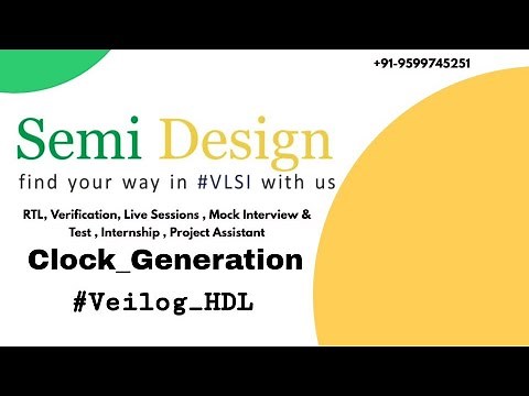Generation of clock using Always, Repeat, Forever...#VLSI #verilog #digital #electronics