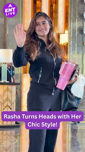 Rasha Thadani Stepped Out In Style, Impressing Fans With Her Elegant And Effortless Look