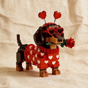 🐶❤️ 2026 Valentin-napi tacskó építőkocka készlet Még mindig keresel egy aranyos, jelentőségteljes és felejthetetlen Valentin-napi ajándékot? Ez a limitált kiadású tacskó építőkocka készlet megépíthető szeretteiddel együtt, és otthon is kiállítható emléktárgyként. Az építési folyamat szórakoztató, és imádnivaló megőrizni – ez az ajándék nemcsak emlékeket teremt, de nem is lesz rendetlen. 🎁 A tökéletes Valentin-napi ajándék • 🧱 Könnyű és szórakoztató barkácsolás • 🐾 Gyönyörű lakberendezési tár