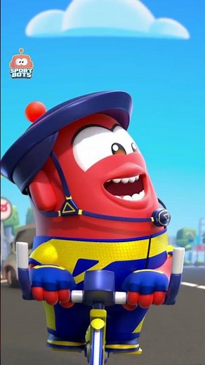 Outdoor Cycling for Kids #shorts #cartoon #animatedcartoon #sportbots #cycling