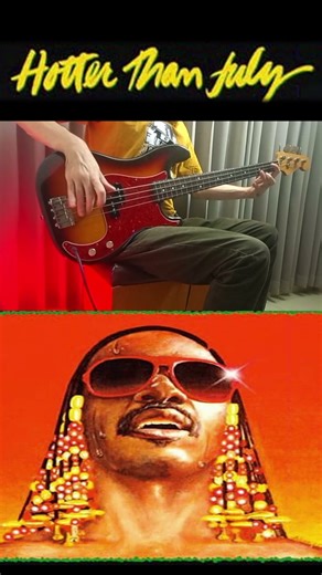 Stevie Wonder Master Blaster (Jammin') Maikelian´s short cover album #bass #music #bassplayer