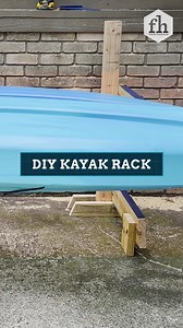 This rack costs less than one you can buy, and it's easy to build. We'll walk you through it step by step. #kayakrack #boatrack #diyboatrack | Family Handyman