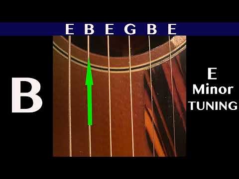 Guitar Tuner for E Minor Tuning: E B E G B E: Get in Tune Quick