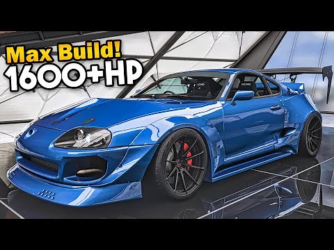 Forza Horizon 5 Car Customization - 1600+HP 2JZ Toyota Supra