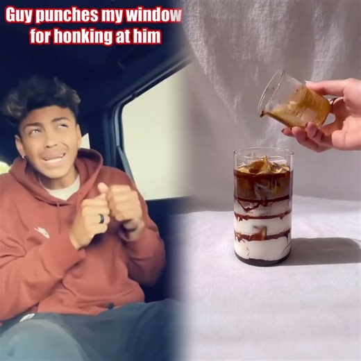 Guy punches my window for honking at him…😭😂💀#comedy #viral