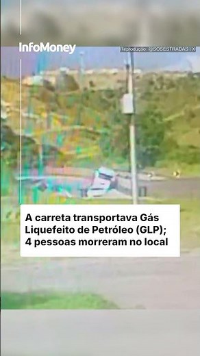 Vídeo mostra explosão de carreta com GLP que matou 4 pessoas na Dutra, em Barra Mansa
