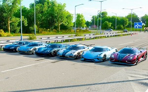 地平线4直线加速赛丨柯尼塞格原厂内斗 - Agera RS vs One1 vs Regera vs Agera vs CCX vs CC8S