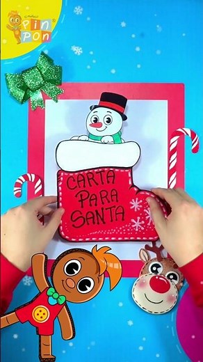 Letter to Santa 🎄 Make your Christmas Stocking with Pin Pon