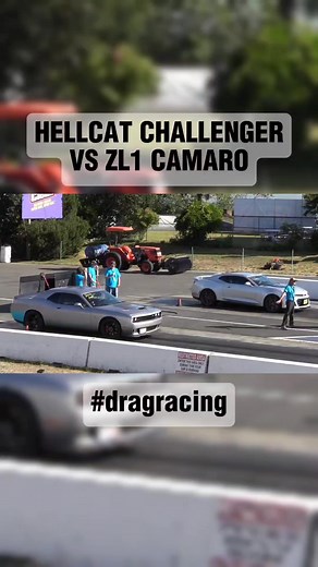 Hellcat Challenger vs ZL1 Camaro #dragracing | Drag Racing