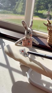 35K views · 9.9K reactions | tiny overalls, a tiny iron, and a tiny baby sneeze #sewing #heirloomtoys #handmadetoys #handmadetoysofinstagram #sewistsofinstagram #handsewing #sewingmachine #dollhousemouse #dollhousecritters #lambdoll #sheepdoll Handsewing - custom toys - heirloom quality - sewing process - handmade - miniatures - one inch scale - 1:12 - doll clothes - stuffed animals - plush - Maileg Mouse inspired - dollhouse critters - lamb - sheep - sewing pattern | Mama Roar | Facebook