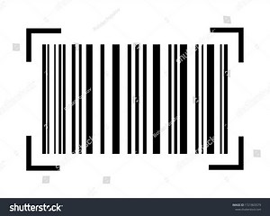 Barcode Vector Icon Black Symbol Shopping Stock Vector (Royalty Free) 1721803579 | Shutterstock