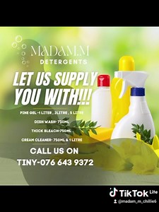 MadamM skill training. Rivha thusa uri vha gude udi itela zwisibe zwo fhambanaho(detergents) vha guda uita pinegel, foam bath, dish wash, bleach, cream cleaner, thick bleach, tile cleaner and many more nga R1000 fhedzi. Call MadamM 0766439372 | Ntumbu Mapfura Online Radio