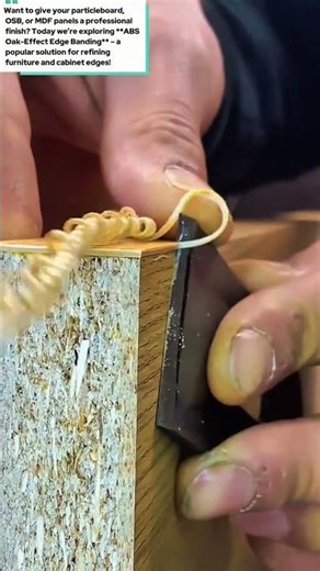 ABS Oak-Effect Edge Banding - Complete Educational Guide | Application & Benefits