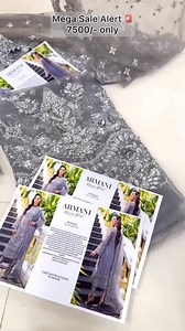 2.5K views · 22 reactions | FOR ORDER: wa.me/923369911747 CODE: SILVER SOFT PRICE:7500/- (UNSTITCHED)  Address: C-106, Ground Floor, Commercial Area, Dupatta Gali, Block-2, P.E.C.H.S., Tariq Road, Opp. Masha Allah Fast Food, Karachi.  Website: www.armanipremium.com | Armani Premium | Facebook