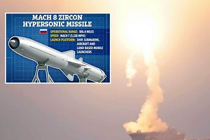 Russia’s ‘unstoppable’ 6,100mph missile capable of wiping out US cities