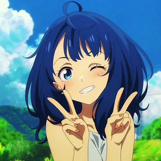 Blue Haired Girl in Anime: A Visual Delight