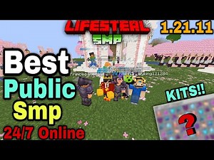 🤯 Best Free Public Smp Server For Minecraft Cracked 🌿 | Java + Pe | 24/7 Online | Anyone Can Play ✨