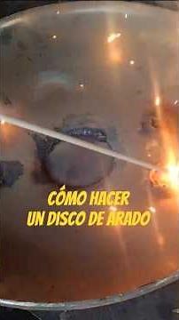 cómo hacer un disco de arado #discodearado #cocina
