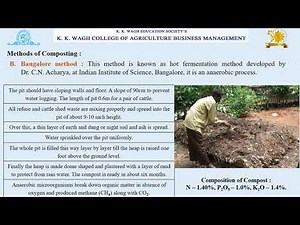 Compost : Types of compost and Methods of Composting