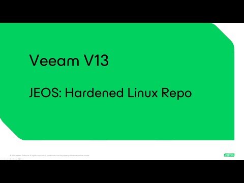 Veeam Software Appliance v13 | Hardened Linux Repo Deployment and initial steps – Bölüm 4