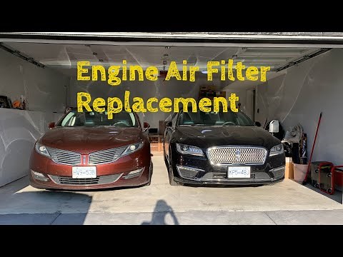 How to Change Engine Air Filter on a Lincoln MKZ | 2013 - 2020 Hybrid