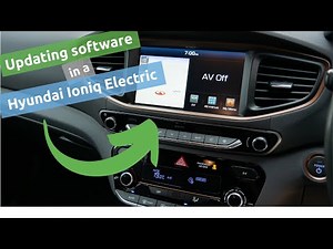 Updating the software in a Hyundai Ioniq Electric 28kWh (or any Hyundai vehicle)