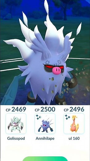 Golisopod 🌊 Shiny ✨ Annihilape 💥 Shiny ✨ Goodra 💮 || ‪@Pokemongo01‬ #battle #pvpteam #gblteam