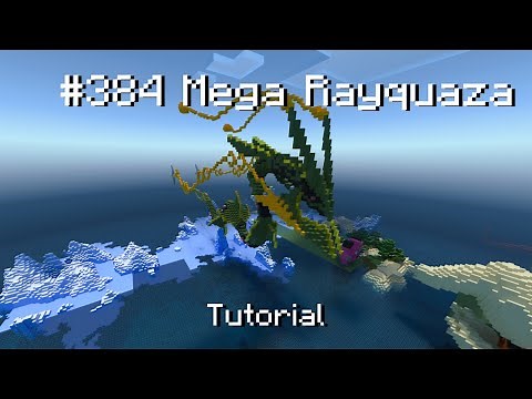 READ DESCRIPTION How to build a Pokémon Mega Rayquaza statue in Minecraft (Tutorial)