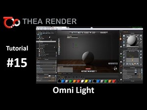 Thea Render --- Omni Light--- Tutorial #15
