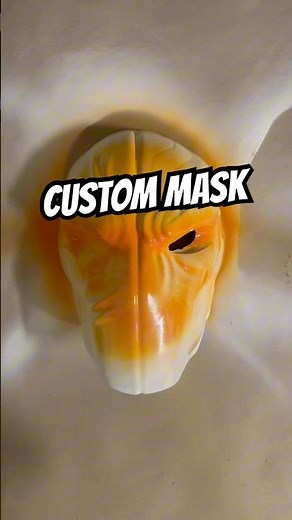 What do you think of this custom DEATHSTROKE mask? #diy #art #mask #cosplay #dc